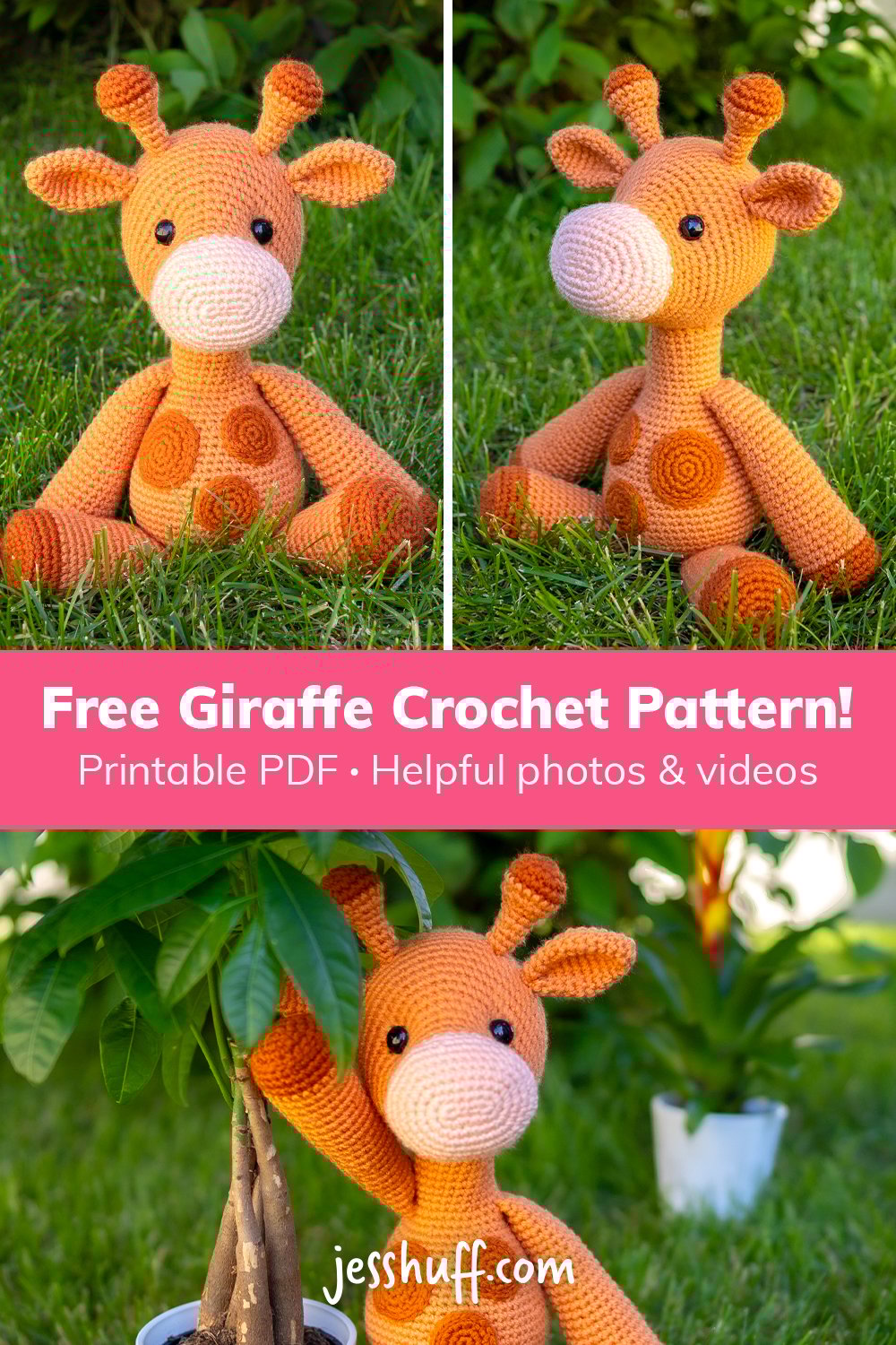 Ginnie the Giraffe - Free Crochet Pattern ginnie-the-giraffe-free-crochet-pattern