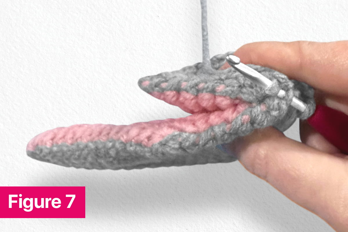 Elephant Ear Crochet Tutorial - Figure 7