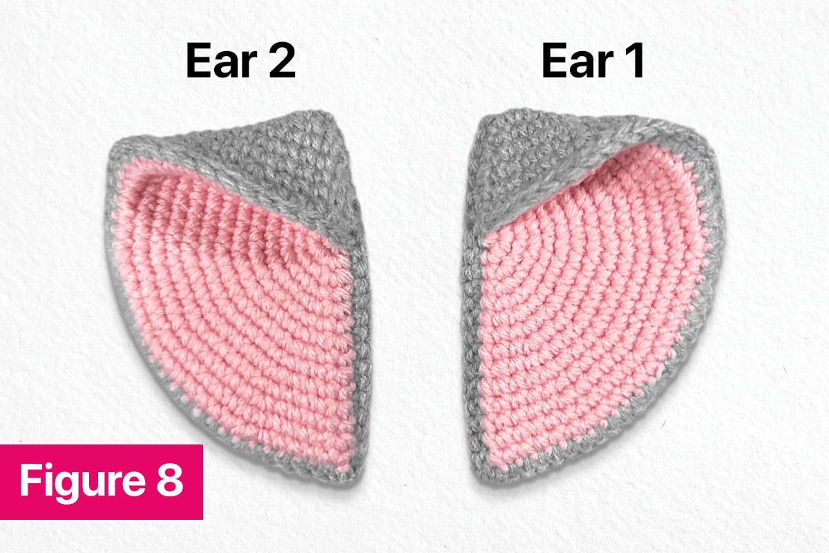 Elephant Ear Crochet Tutorial - Figure 8